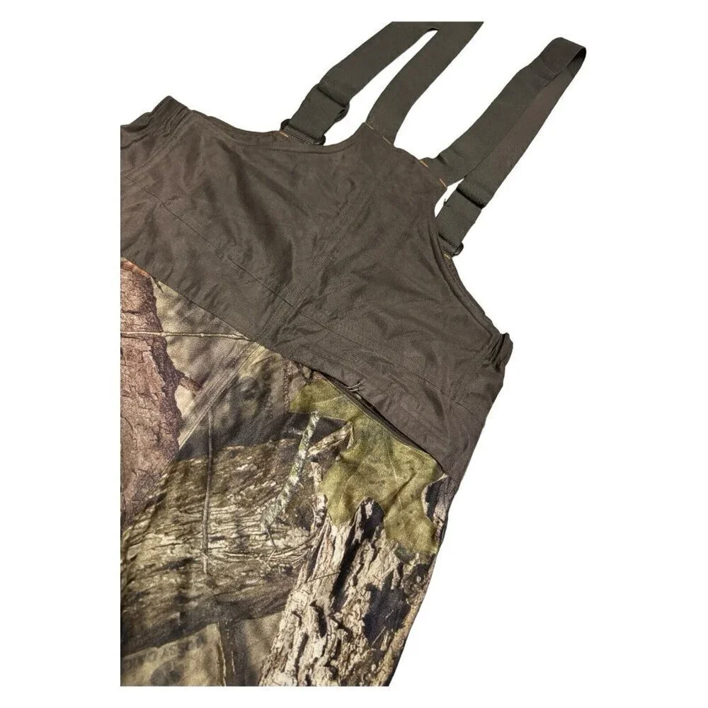 Mossy Oak Field Stream Camo Outdoor Hunting Fishing Winter Overalls Pants Youth